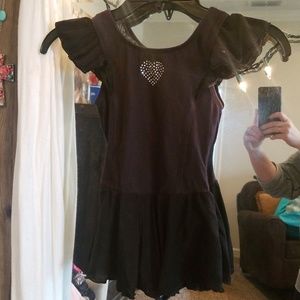 Black leo with skirt